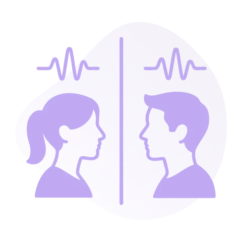 Illustration: Sprecher- und Emotionsanalyse